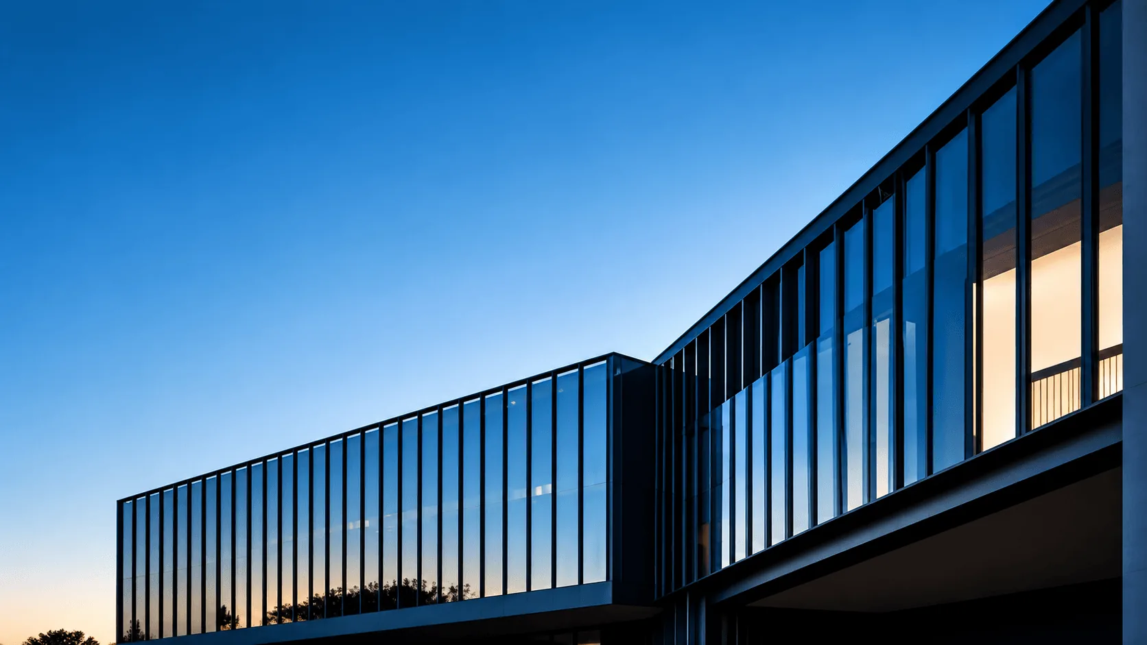 Edificio de oficinas de Lead Capital Group en Ciudad del Cabo al atardecer